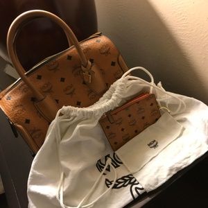 MCM Canvas Logo Mini Key Pouch ONLY.